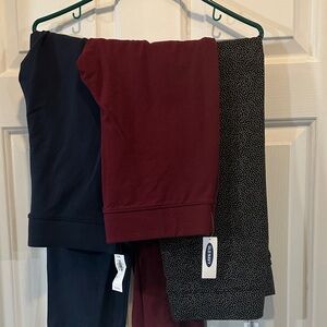 Old Navy Kids' Leggings - Navy, Burgundy, Black